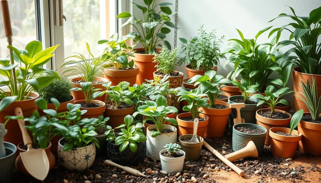 Indoor gardening tips - soil and potting essentials