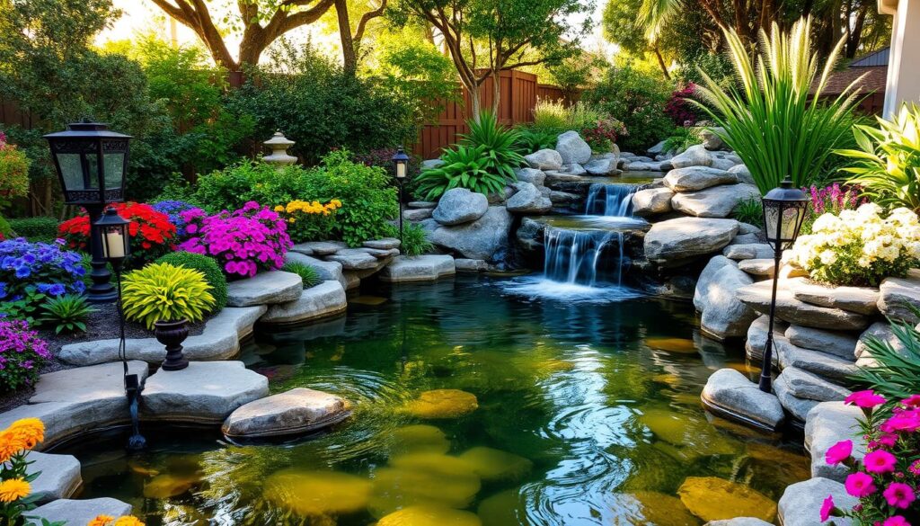 backyard water features