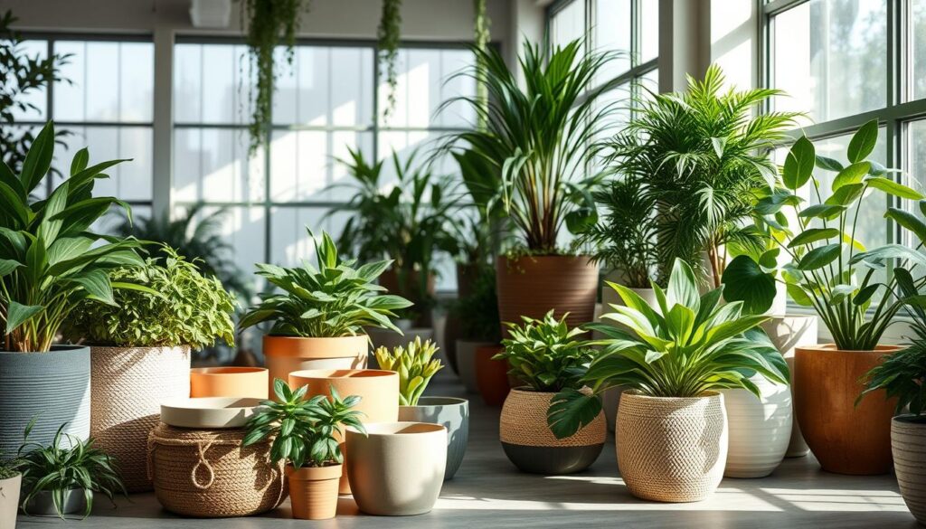 eco-friendly plant pots