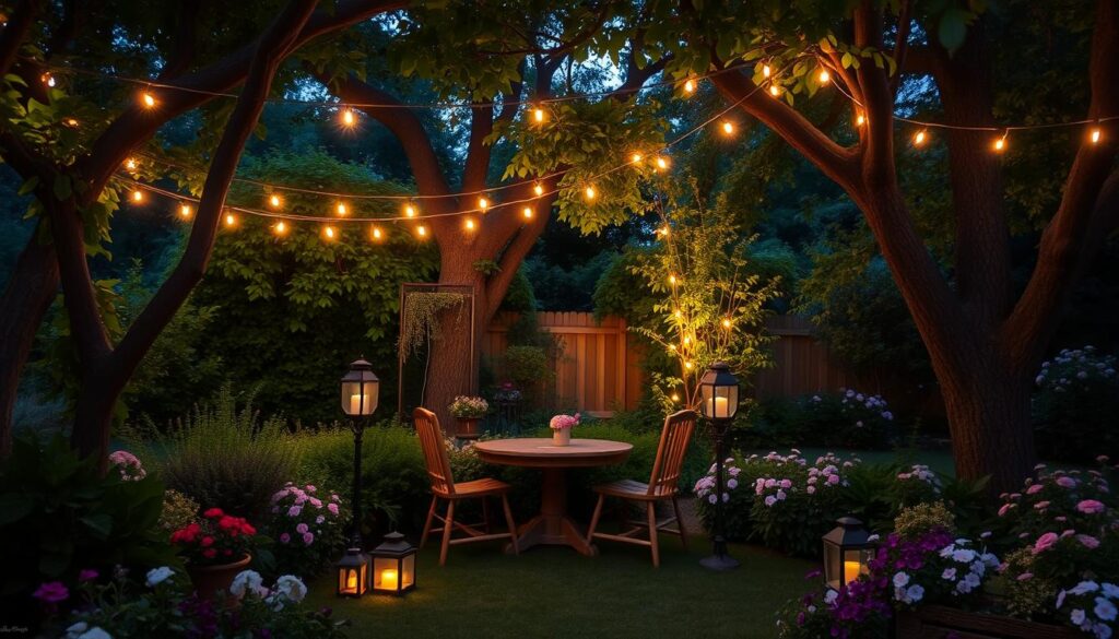 garden lighting for a cozy garden