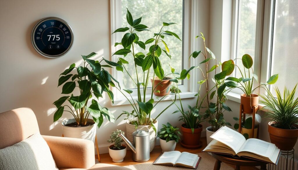 managing indoor plant temperature fluctuations