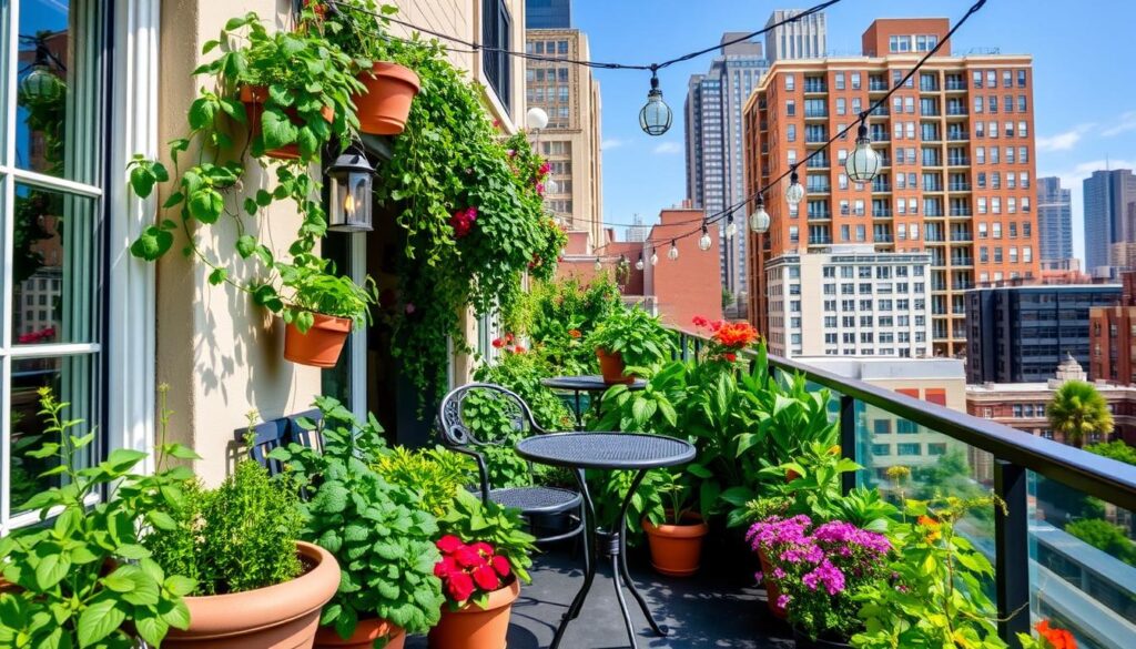 urban balcony garden decor
