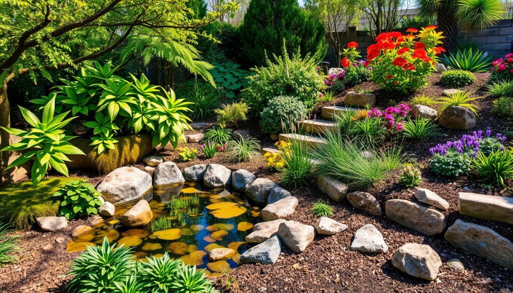 water-saving garden strategies with microclimates