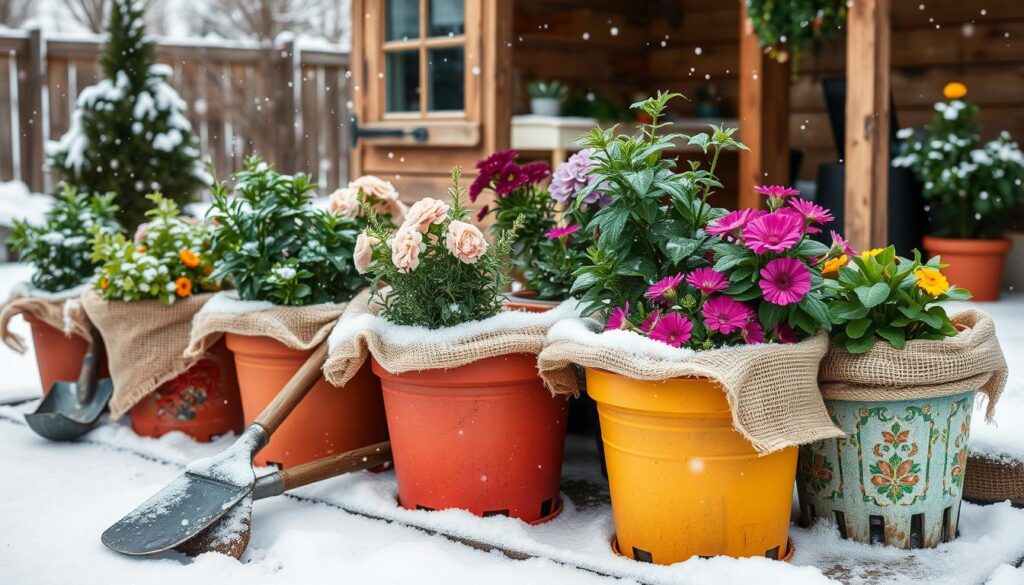 winter preparation for plants
